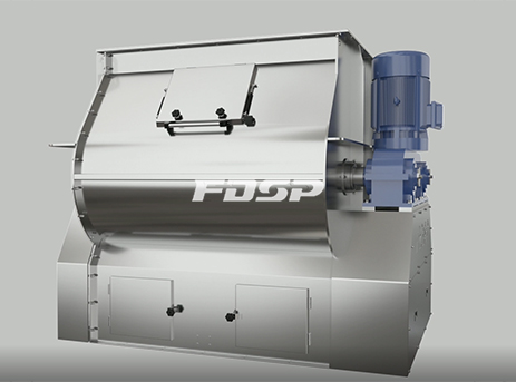 SHSJz4 double shaft paddle mixer (hindi kinakalawang na asero)